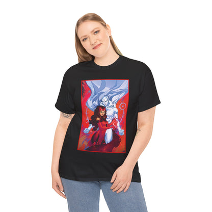 Scarlet Witch & Vision T-Shirt - Russell Dauterman Art - Avengers Members - Marvel Comics