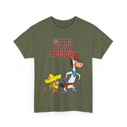 Quick Draw McGraw T-Shirt - Baba Looey - Hanna-Barbera Cartoon - Popular 1960s TV Animation