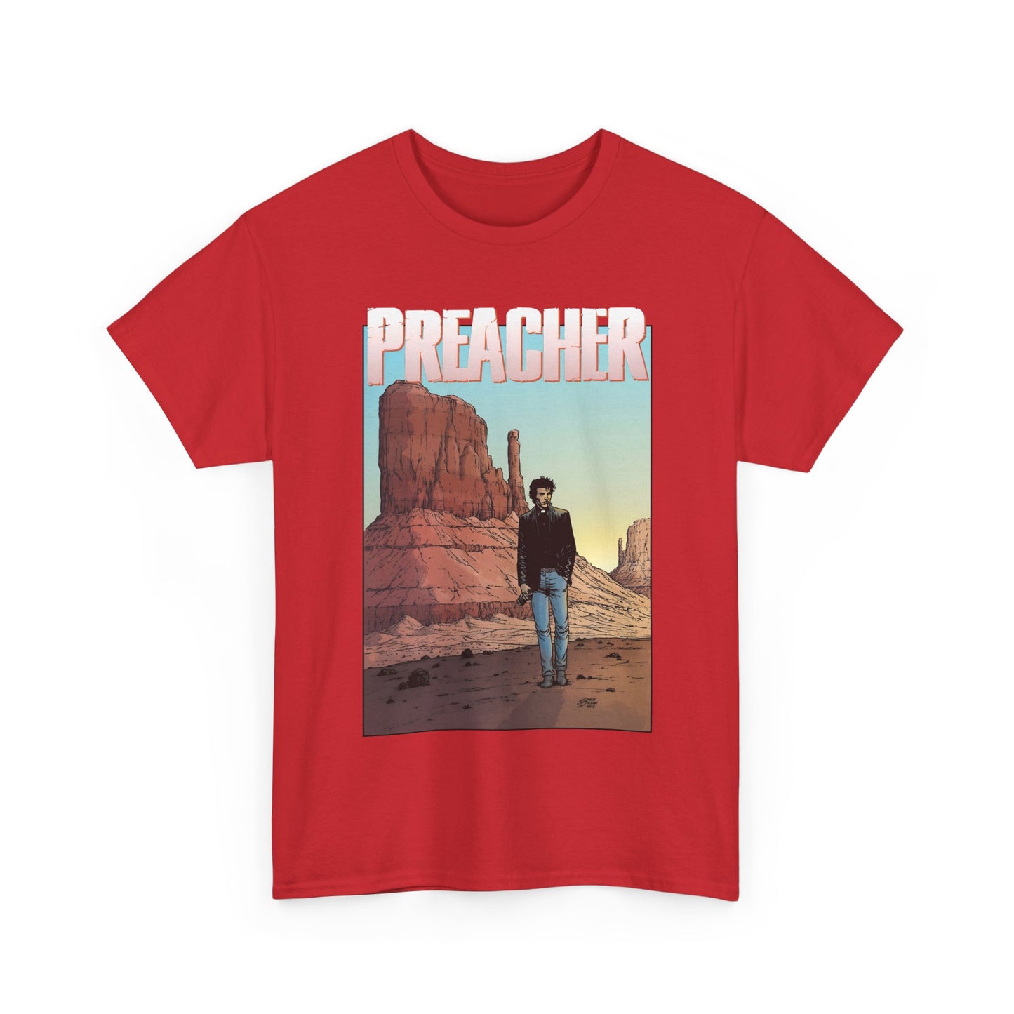 Preacher T-Shirt - Glenn Fabry Art - DC/Vertigo Comics