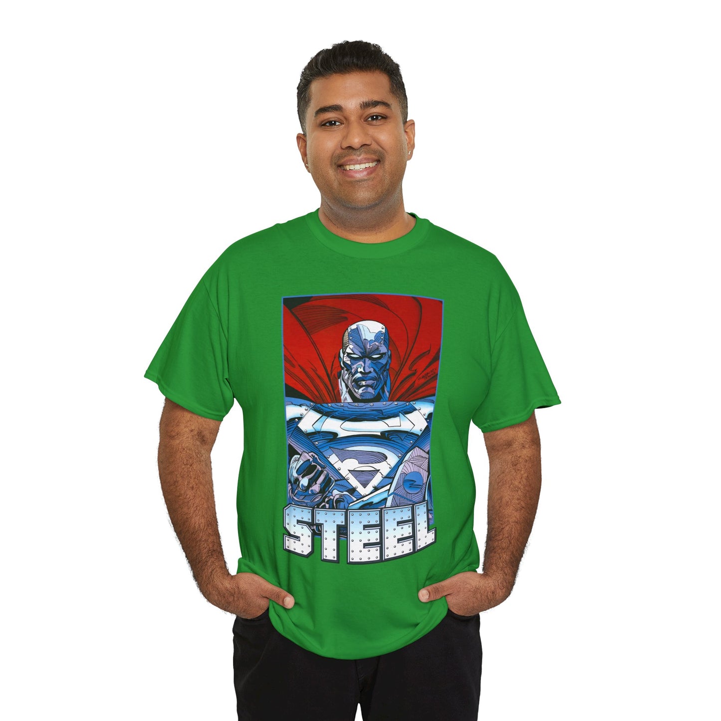 Steel T-Shirt - Superman Family - Reign of the Supermen - John Henry Irons - Steelworks - DC Comics