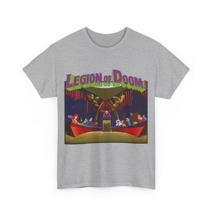 Legion of Doom T-Shirt - Super Friends Cartoon - Lex Luthor, Grodd, Brainiac, Giganta, Riddler, Bizarro, Scarecrow, Hanna-Barbera Animation