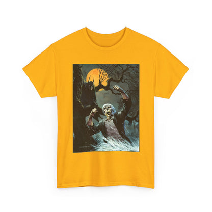 Solomon Grundy T-Shirt - Bernie Wrightson Art - Batman Watching From the Trees - DC Comics