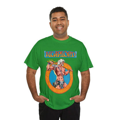 Warlord T-Shirt - Mike Grell Art - Skartaris - Travis Morgan - DC Comics 1970s Sword & Sorcery Series