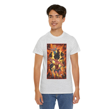 Wonder Woman & the Wonder Girls T-Shirt - David Nakayama Art - Donna Troy, Cassie Sandsmark, Yara Flor - #17 Variant Cover Art - DC Comics