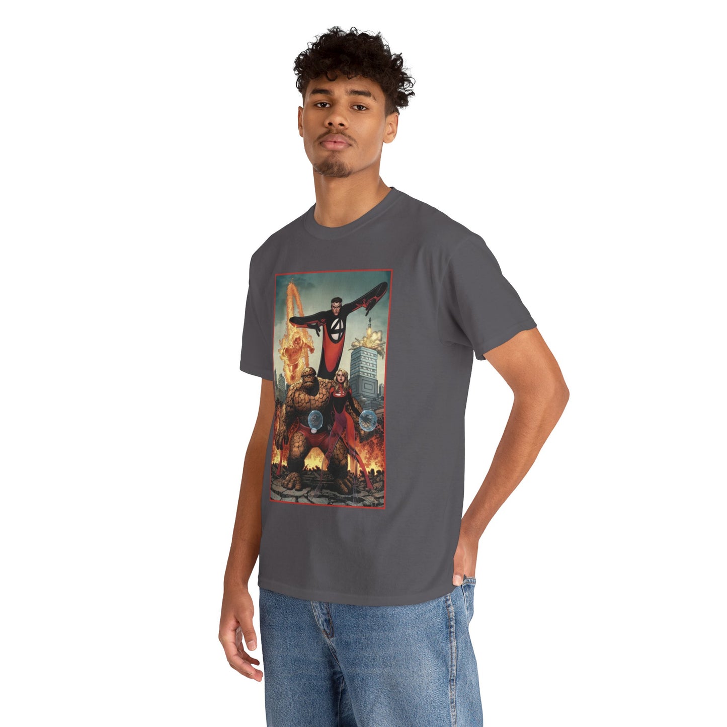 Fantastic Four T-Shirt - Arthur Adams Art - Marvel Comics