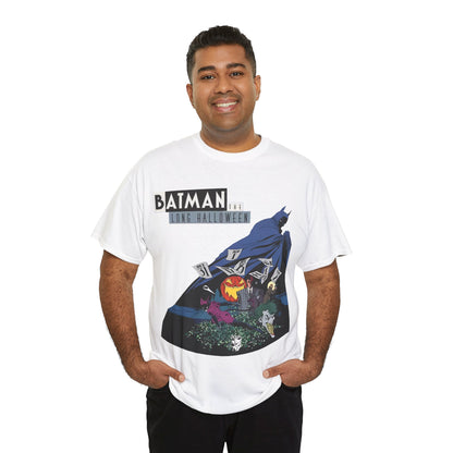 Batman The Long Halloween T-Shirt - Stunning Tim Sale Art - Joker, Catwoman, Two-Face, Poison Ivy, Commissioner Gordon - DC Comics - Classic Story