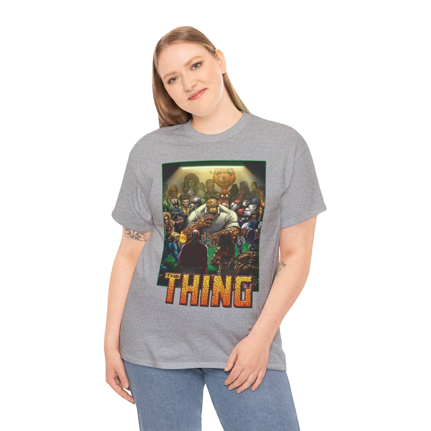 The Thing T-Shirt - Andrea DI Vito Art - Fantastic Four Member, Ben Grimm - Marvel Comics