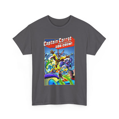 Captain Carrot & Zoo Crew T-Shirt - DC Comics Bronze Age Funny Animals, Superman Guest Star - 1980s