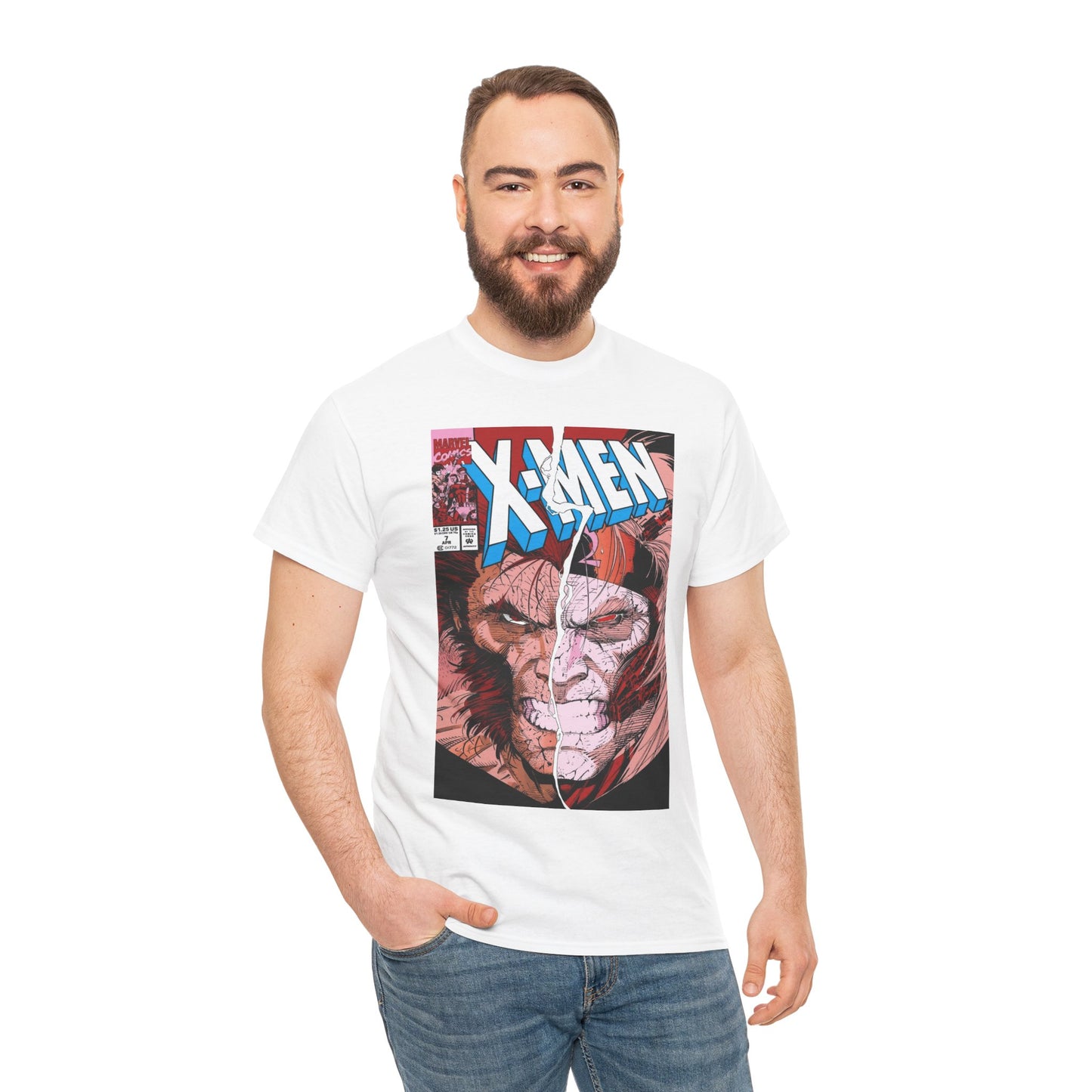 X-Men T-Shirt - Jim Lee Art - Wolverine & Omega Red - #7 Cover Art - Marvel Comics