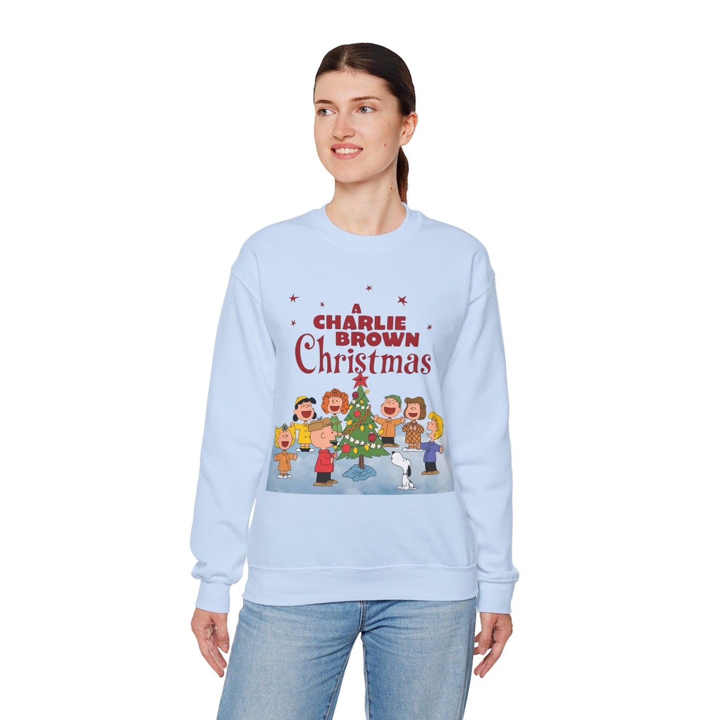 A Charlie Brown Christmas Crewneck Sweatshirt - Snoopy, Lucy, Linus, Sally, Schroeder