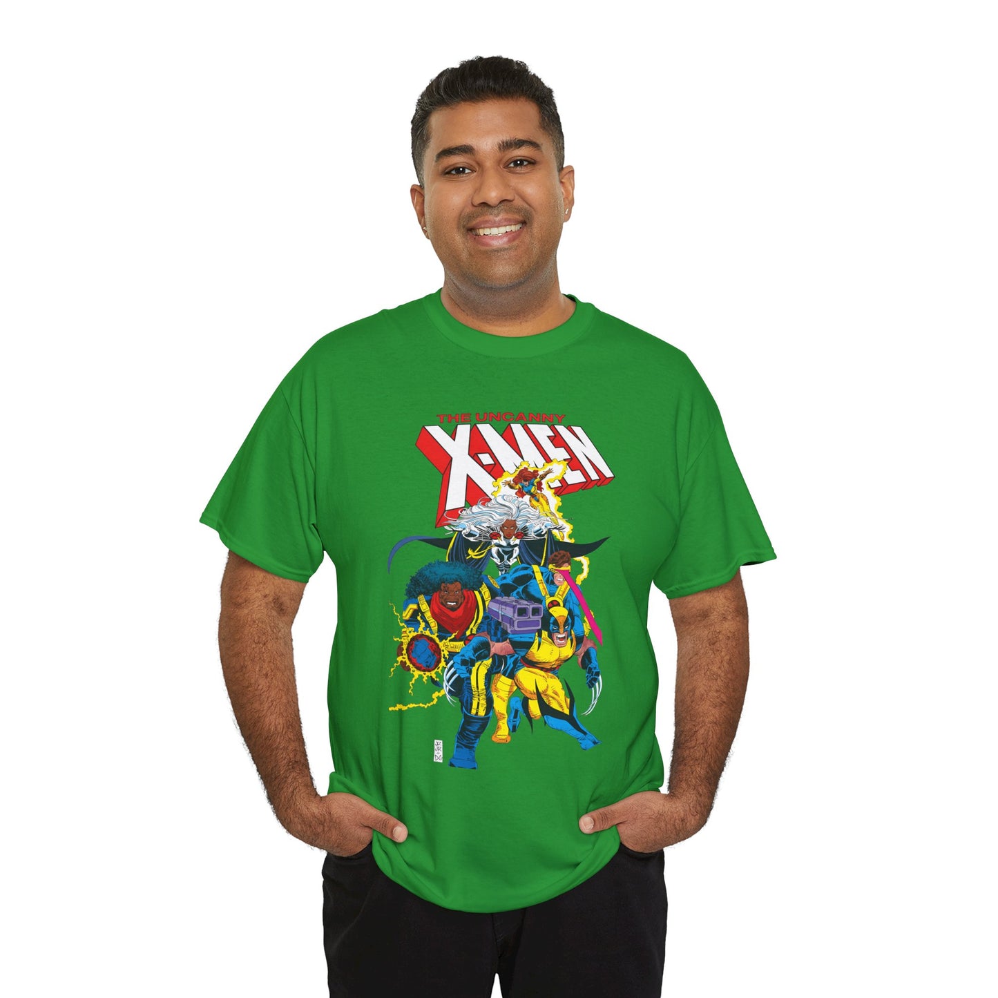 Uncanny X-Men T-Shirt - John Romita Jr Art - Cyclops, Storm, Bishop, Jean Grey, Wolverine - Marvel Comics