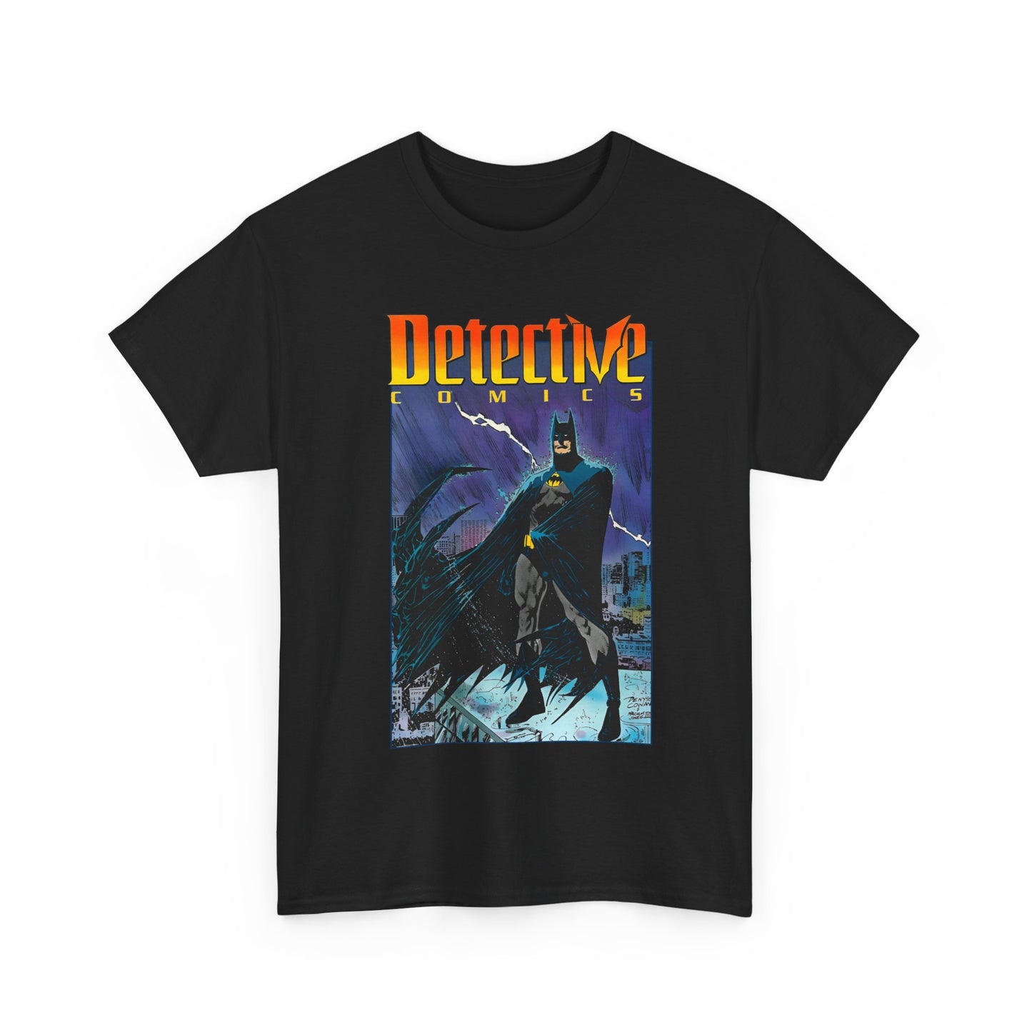 Detective Comics T-Shirt - #600 Cover Denys Cowan Art - Gotham City, Dark Knight, Batman - DC Comics