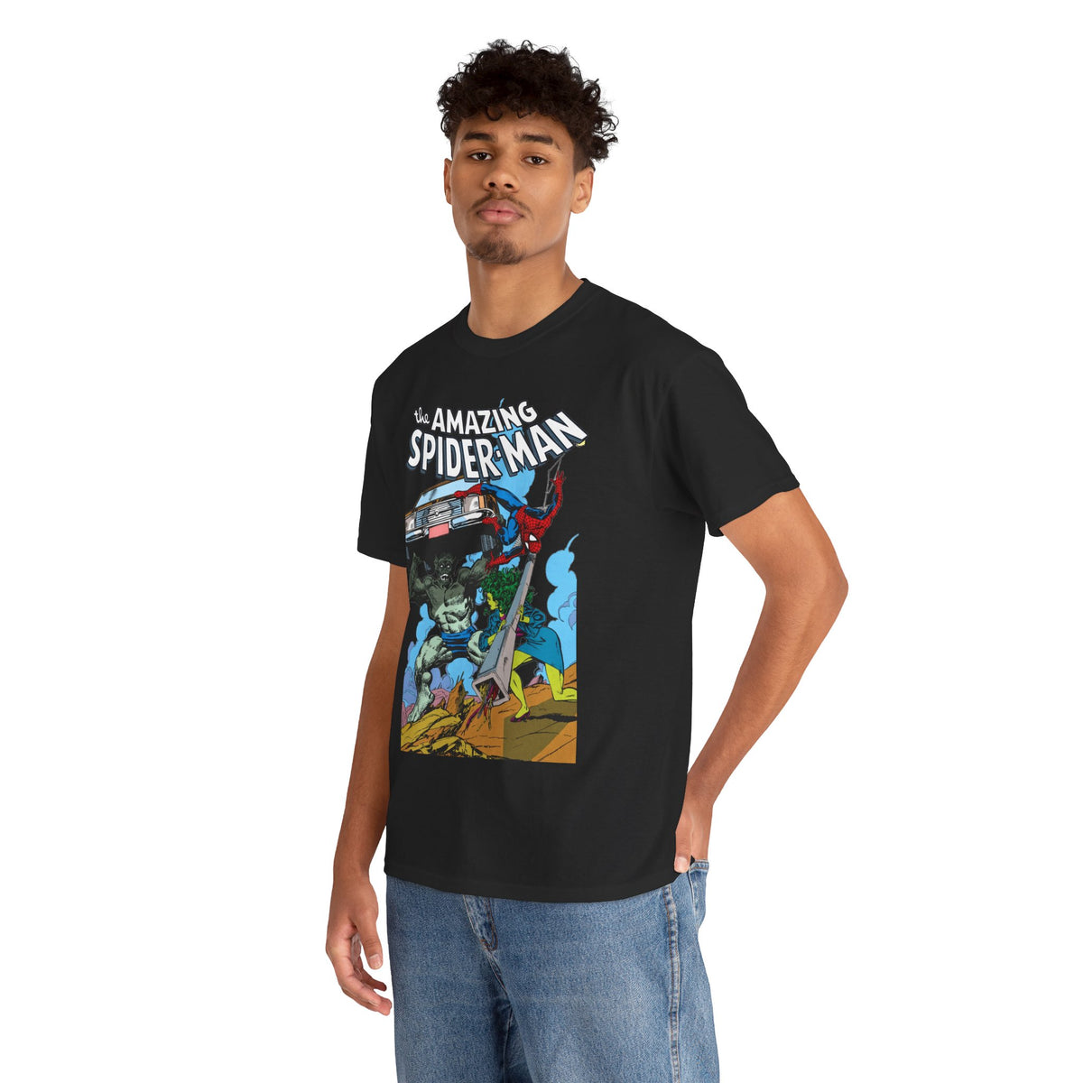 Amazing Spider-Man & She-Hulk T-Shirt - John Byrne Art - Marvel Comics