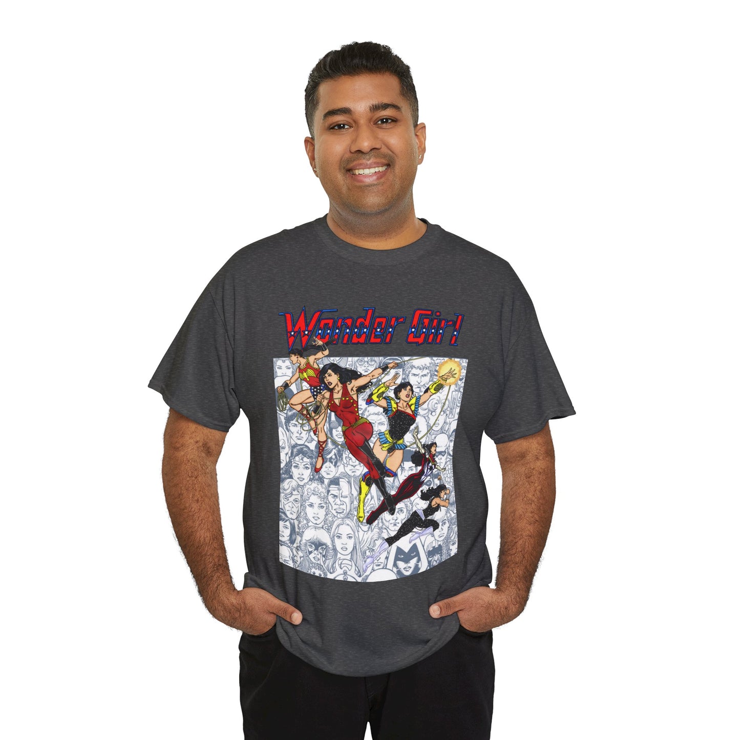 Wonder Girl T-Shirt - Alternate Logo - George Perez Art - DC Comics