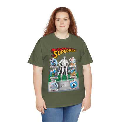 Superman T-Shirt - Curt Swan Art - Whatever Happened to the Man of Tomorrow? - Brainiac, Lex Luthor, Bizarro, Toyman, Daily Planet - Alan Moore Story - DC Comics