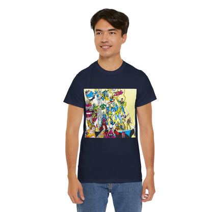 Who's Who in the DC Universe T-Shirt - George Perez Art - Black Lightning, Black Orchid - #3 Cover Art - DC Comics
