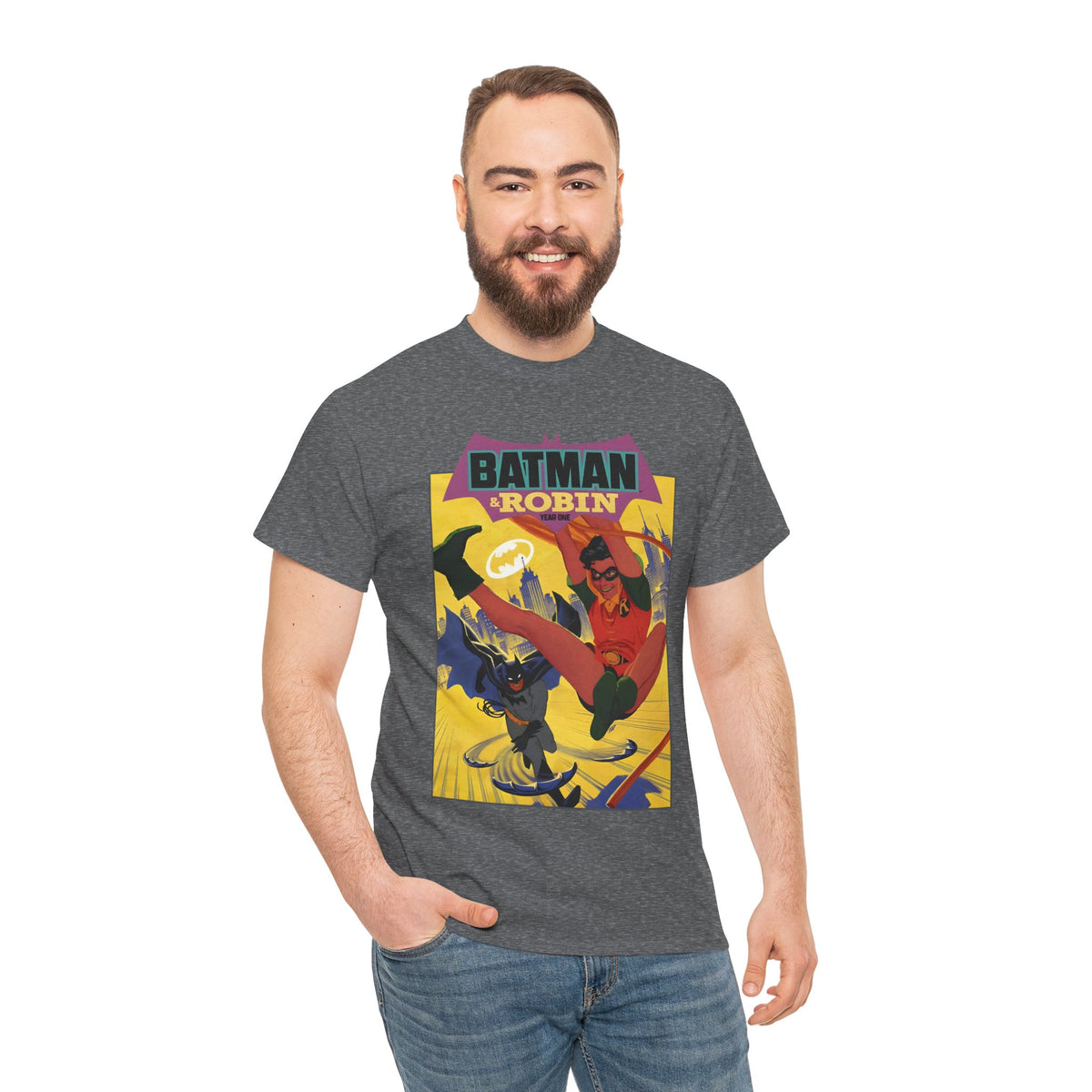 Batman & Robin T-Shirt - David Talaski Art - DC Comics