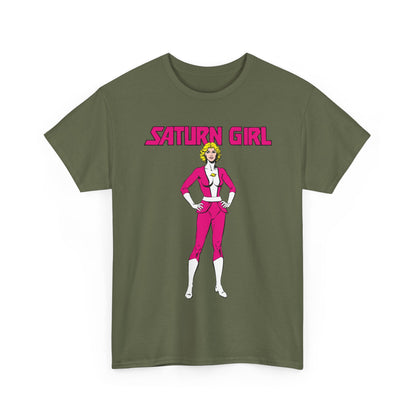 Saturn Girl T-Shirt - Curt Swan Art - Legion of Super-Heroes Founding Member - DC Comics