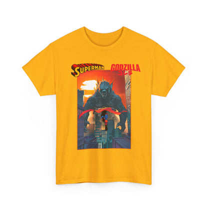 Superman Vs Godzilla T-Shirt - DC Comics - Man of Steel Vs the King of the Monsters