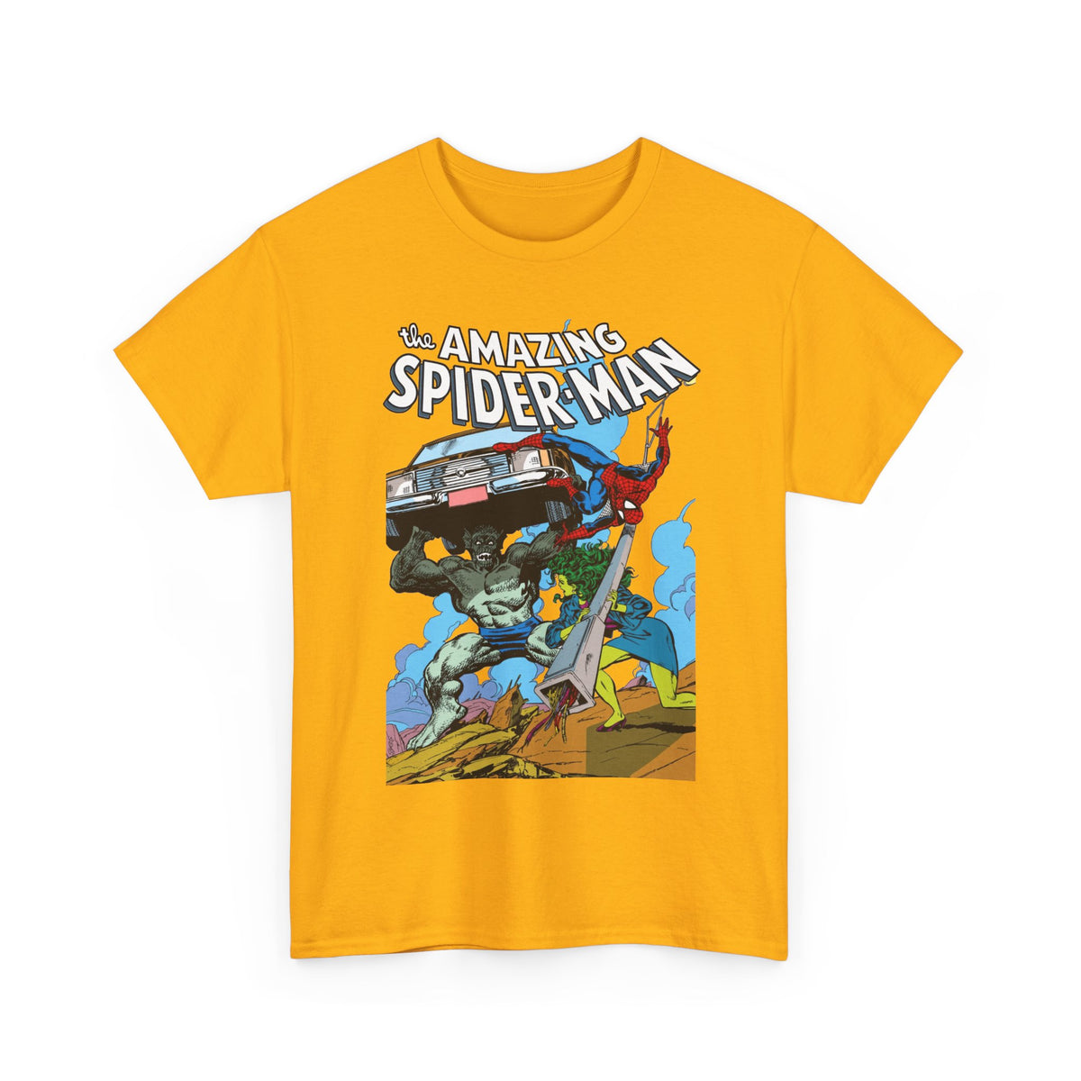 Amazing Spider-Man & She-Hulk T-Shirt - John Byrne Art - Marvel Comics