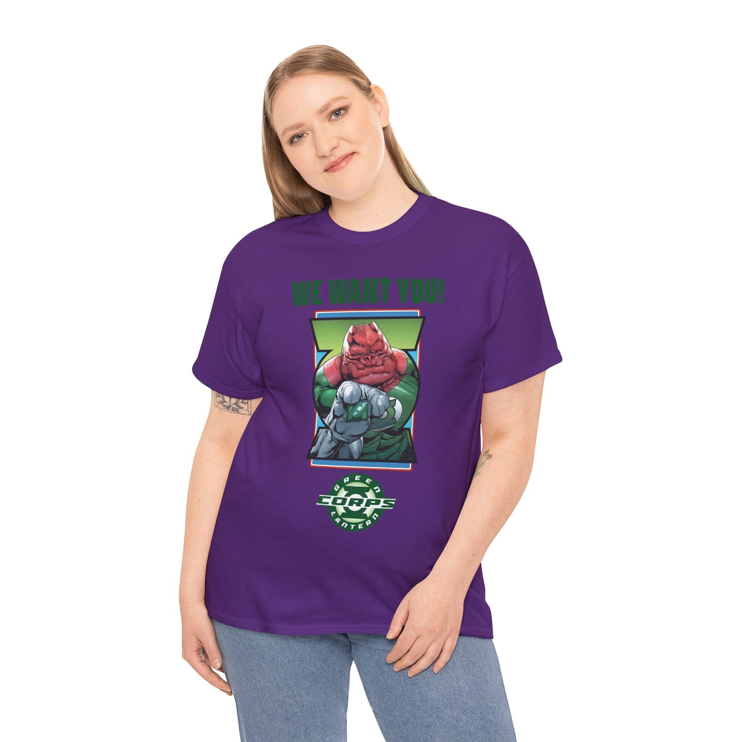 Kilowog T-Shirt - Green Lantern Corps Recruitment Poster - "We Want You!" - DC Comics