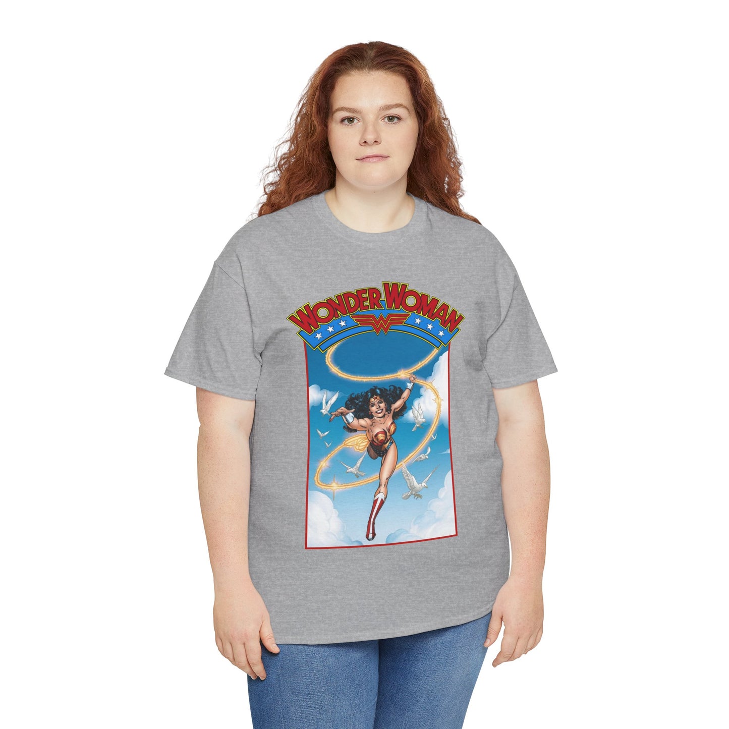 Wonder Woman T-Shirt - George Perez Art - Post-Crisis 1980s Retro Graphic - Themyscira - DC Comics