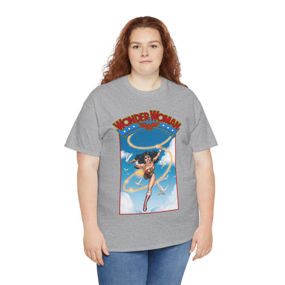 Wonder Woman T-Shirt - George Perez Art - Post-Crisis 1980s Retro Graphic - Themyscira - DC Comics