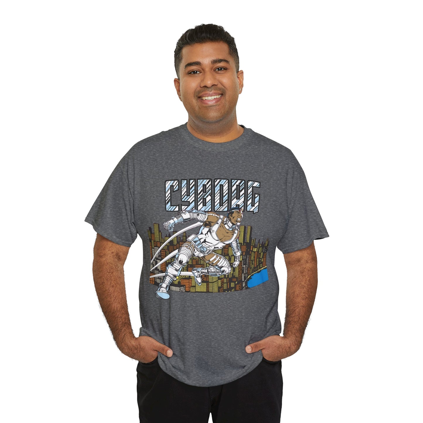 Cyborg T-Shirt - George Perez Art - New Teen Titans - DC Comics