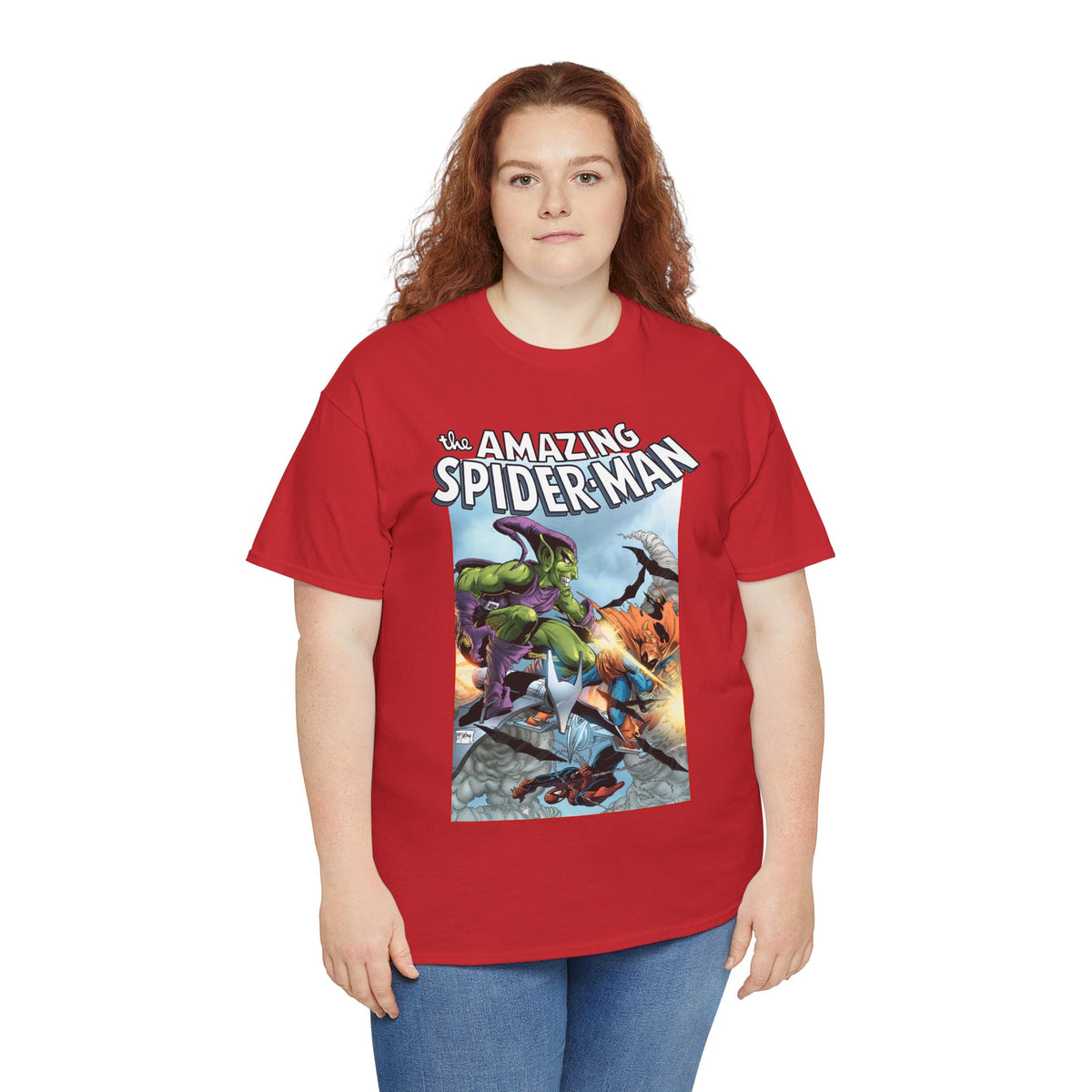 Amazing Spider-Man T-Shirt - Todd McFarlane Art - Green Goblin Vs Hobgoblin - Marvel Comics