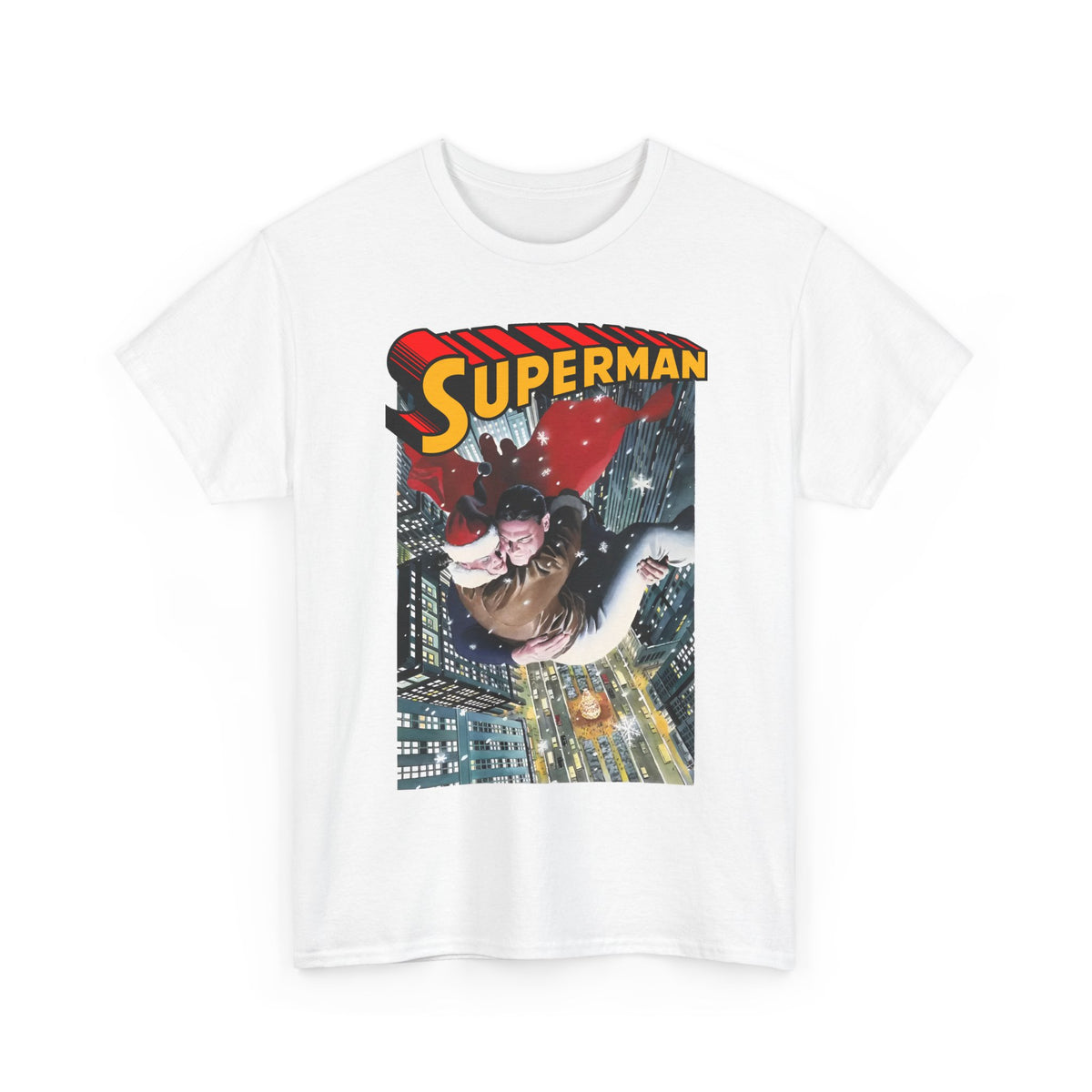 Superman Christmas T-Shirt - Alex Ross Art - DC Comics