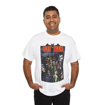 Batman T-Shirt - George Perez Art - Arkham Asylum - Joker, Catwoman, Poison Ivy, Riddler, Nightwing - DC Comics