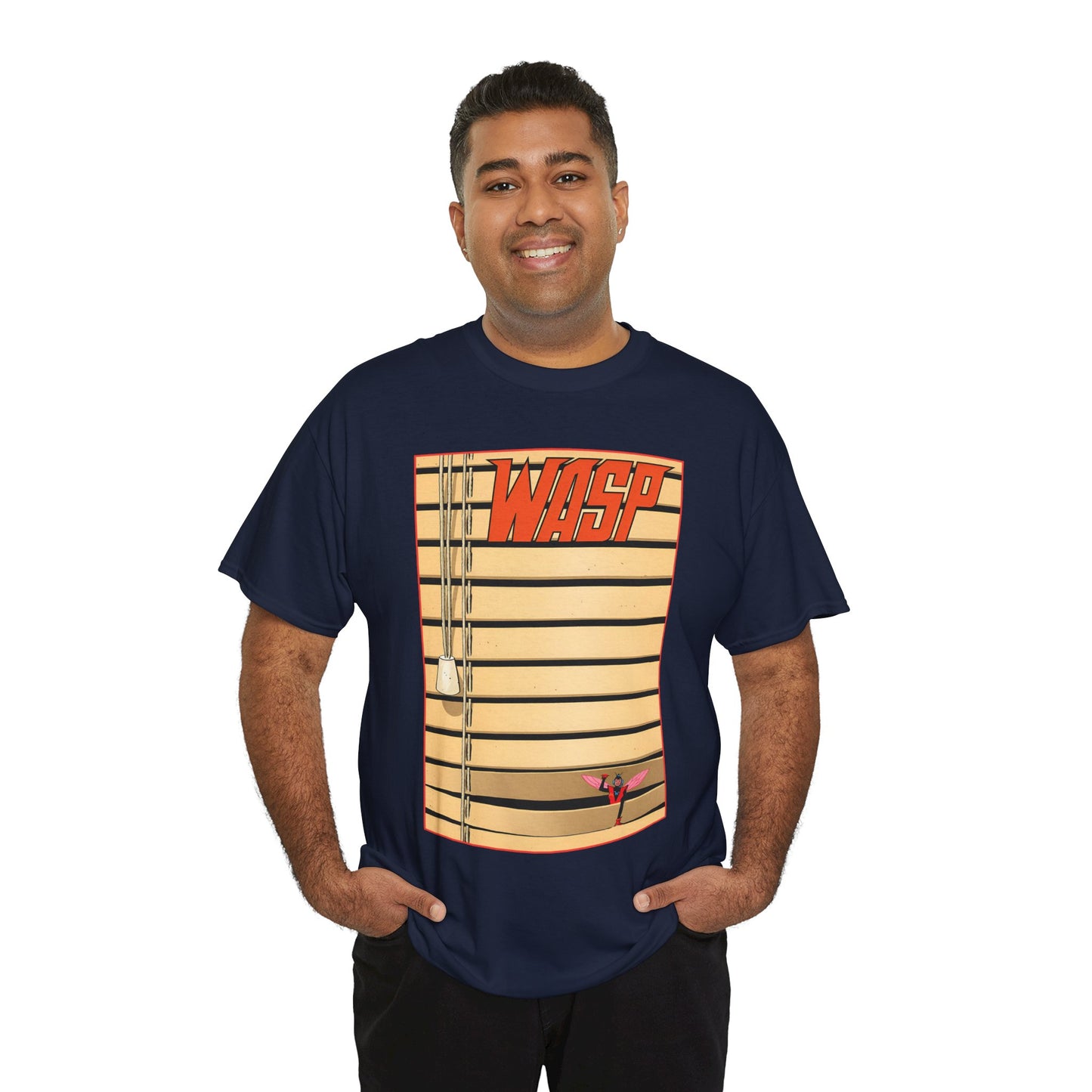 Wasp T-Shirt - Tom Reilly "Windowshades" Cover Art - Avengers Founding Member - Marvel Comics