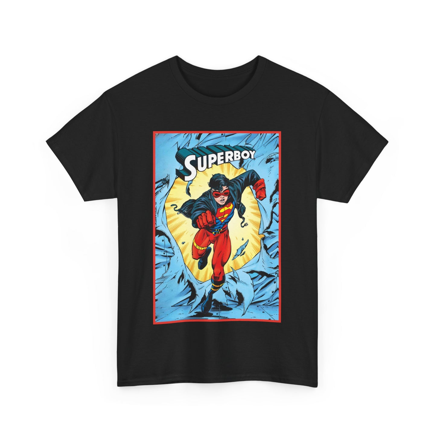 Superboy T-Shirt - Tom Grummett Art - Reign of the Supermen Storyline from the 1990s - Kon-El, Connor Kent - Superman Family - DC Comics