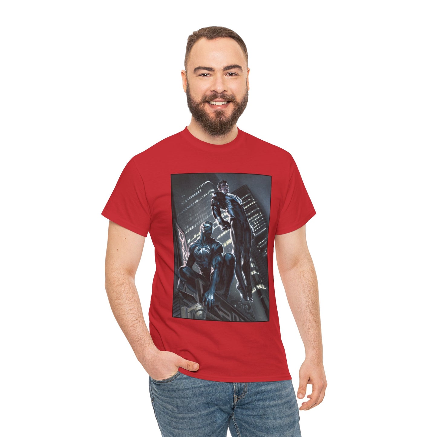 Superman/Amazing Spider-Man T-Shirt - Gabriele Dell'Otto Variant Art - DC/Marvel Comics