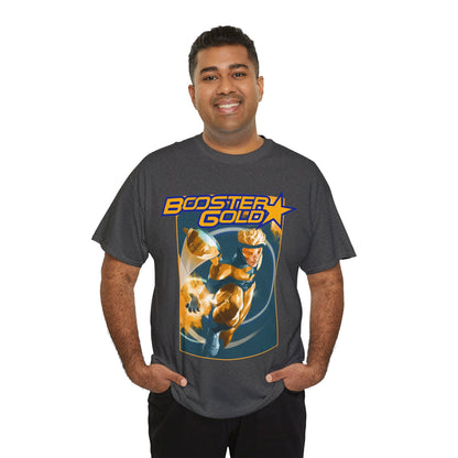 Booster Gold T-Shirt - Don Aguillo Art - Justice League: The Omega Act - DC Comics