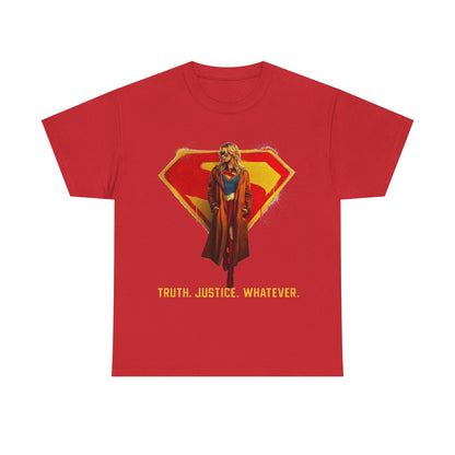 Supergirl Movie T-Shirt - Milly Alcock - Truth Justice Whatever - 2026 - Kara Zor-El - DC Comics, DC Studios