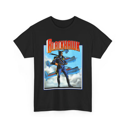 Blackhawk T-Shirt - Howard Chaykin Art - World War II Anti-Nazi Ace Pilots - DC Comics