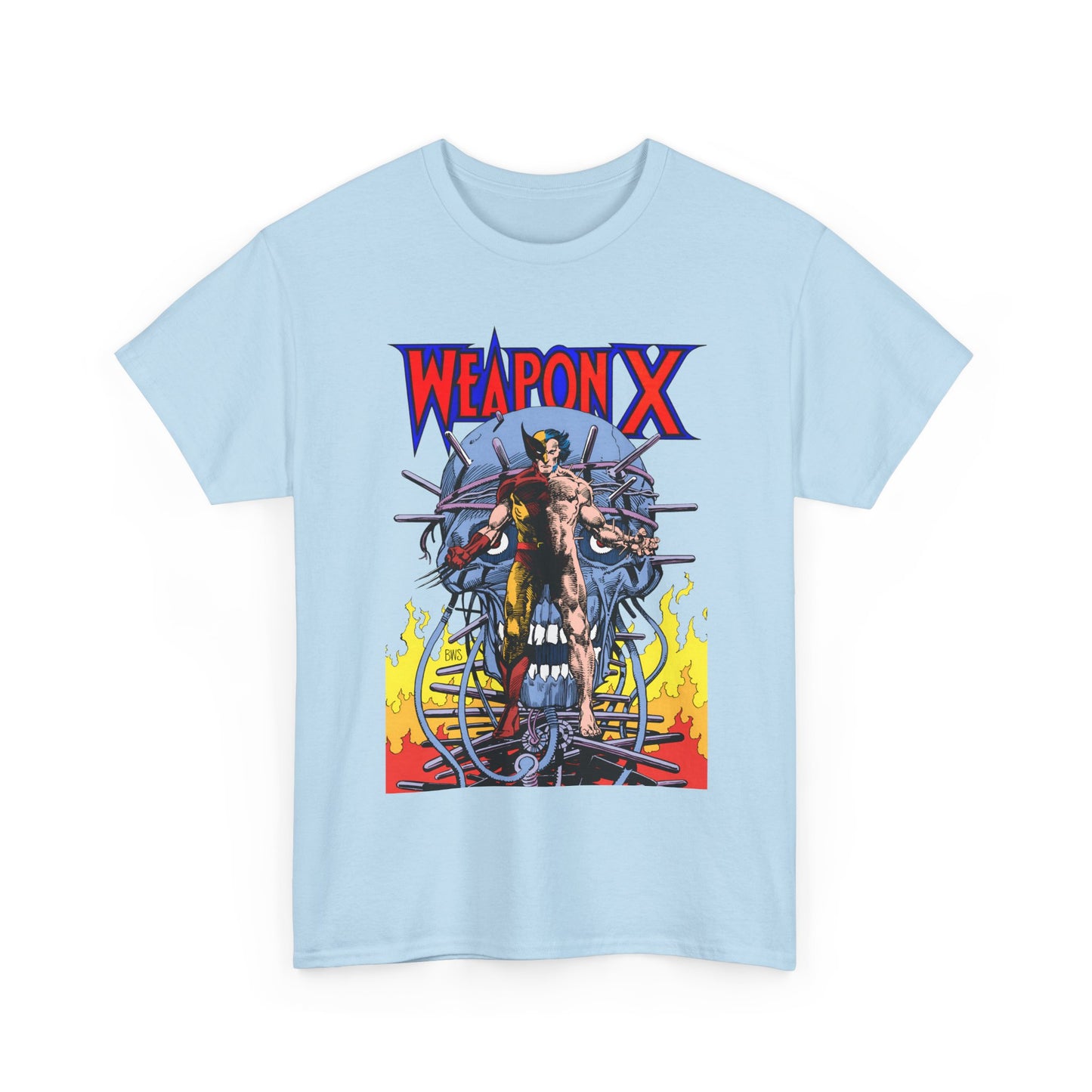 Weapon X T-Shirt - Barry Windsor-Smith Art - Wolverine Origin Story Before He Joined the X-Men - Logan, Mutant Leader - Marvel Comics