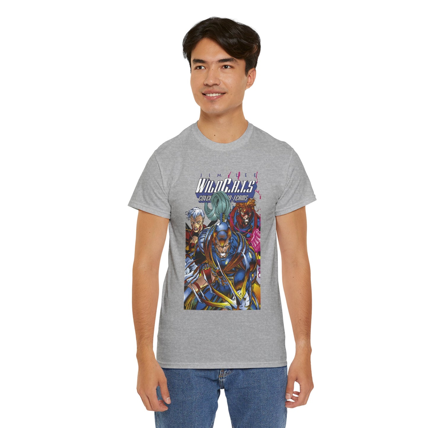 Wildcats T-Shirt - Jim Lee Art - Spartan, Warblade, Zealot - DC/Wildstorm/Image Comics