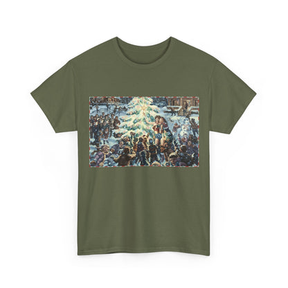 Wonder Woman Christmas T-Shirt - Steve Rude Art - DC Comics