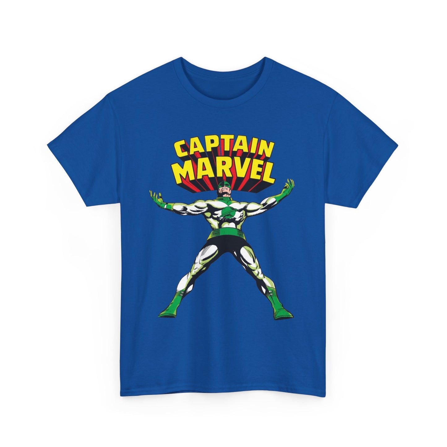Captain Marvel T-Shirt - Gene Colan Art - #1 Cover Art, 1968 - Marvel Comics