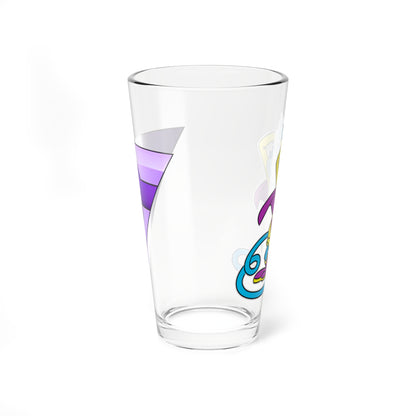 Gleek Pint Glass, 16oz - Wonder Twins Mascot - Super Friends Pet Monkey from Exxor - DC Comics - Zan & Jayna