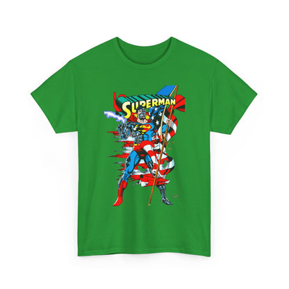 Cyborg Superman T-Shirt - Dan Jurgens Art - Reign of the Supermen Enemy - 1990s Storyline After the Death of Superman - DC Comics