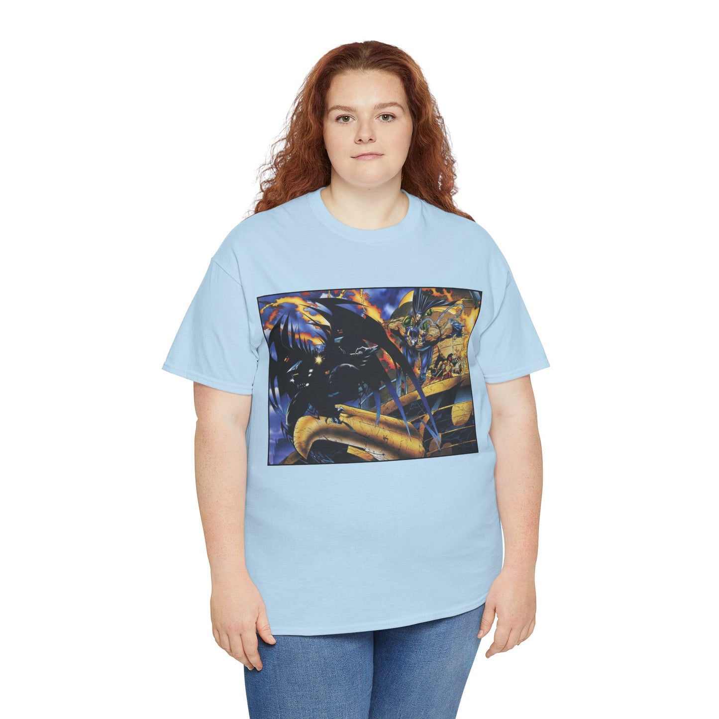 Batman Universe T-Shirt - Joe Quesada Art - 1990s Knightfall Era - Azrael, Robin, Bane - DC Comics