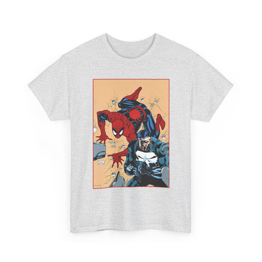 Spider-Man & Punisher T-Shirt - Jim Lee Art - Marvel Comics