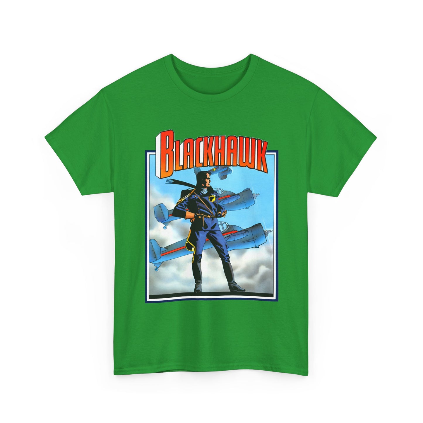 Blackhawk T-Shirt - Howard Chaykin Art - World War II Anti-Nazi Ace Pilots - DC Comics