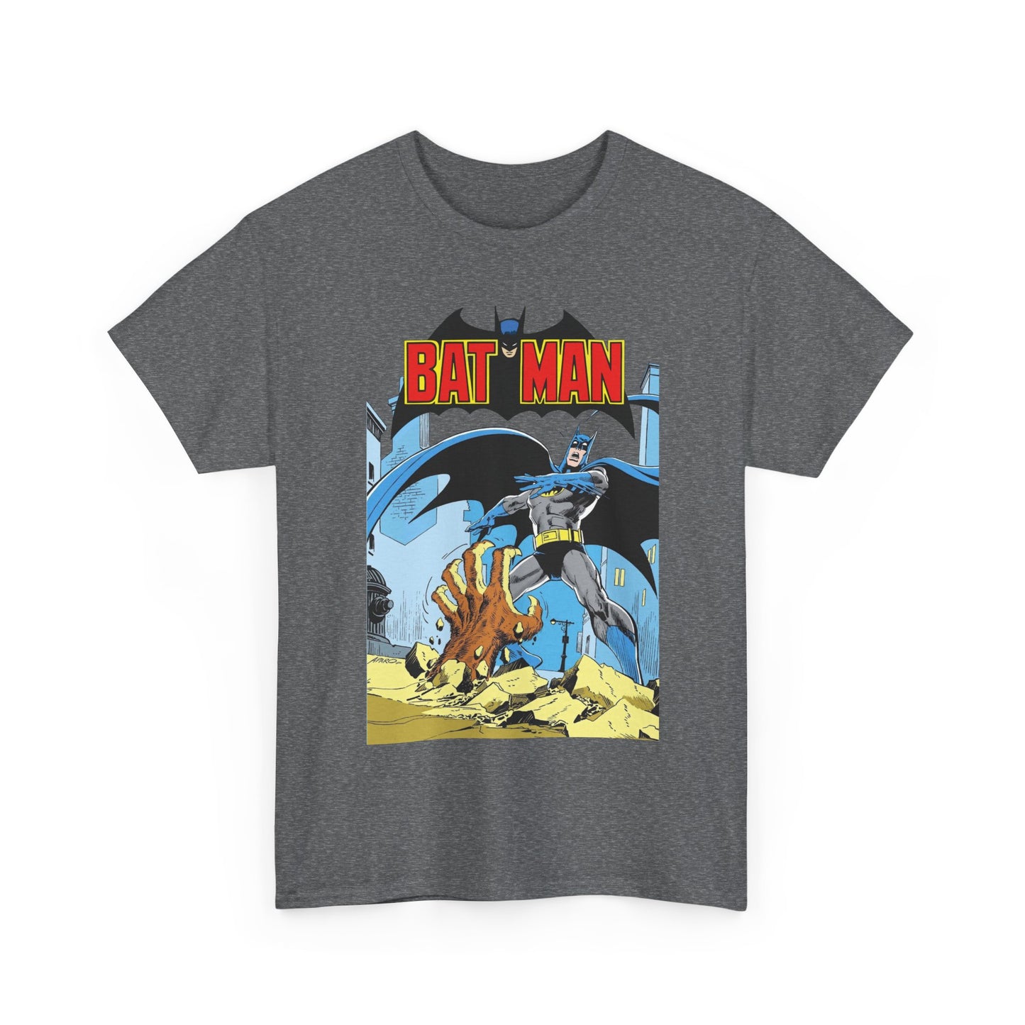 Batman T-Shirt - Jim Aparo Art - Bronze Age Art - Vs the Mole - DC Comics