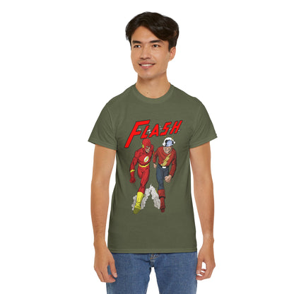Flash T-Shirt - John Byrne - Barry Allen, Jay Garrick - Golden Age, Silver Age - DC Comics