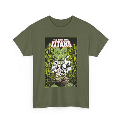 Raven T-Shirt - George Perez Art - New Teen Titans - Versus Phobia - White Raven Costume - DC Comics