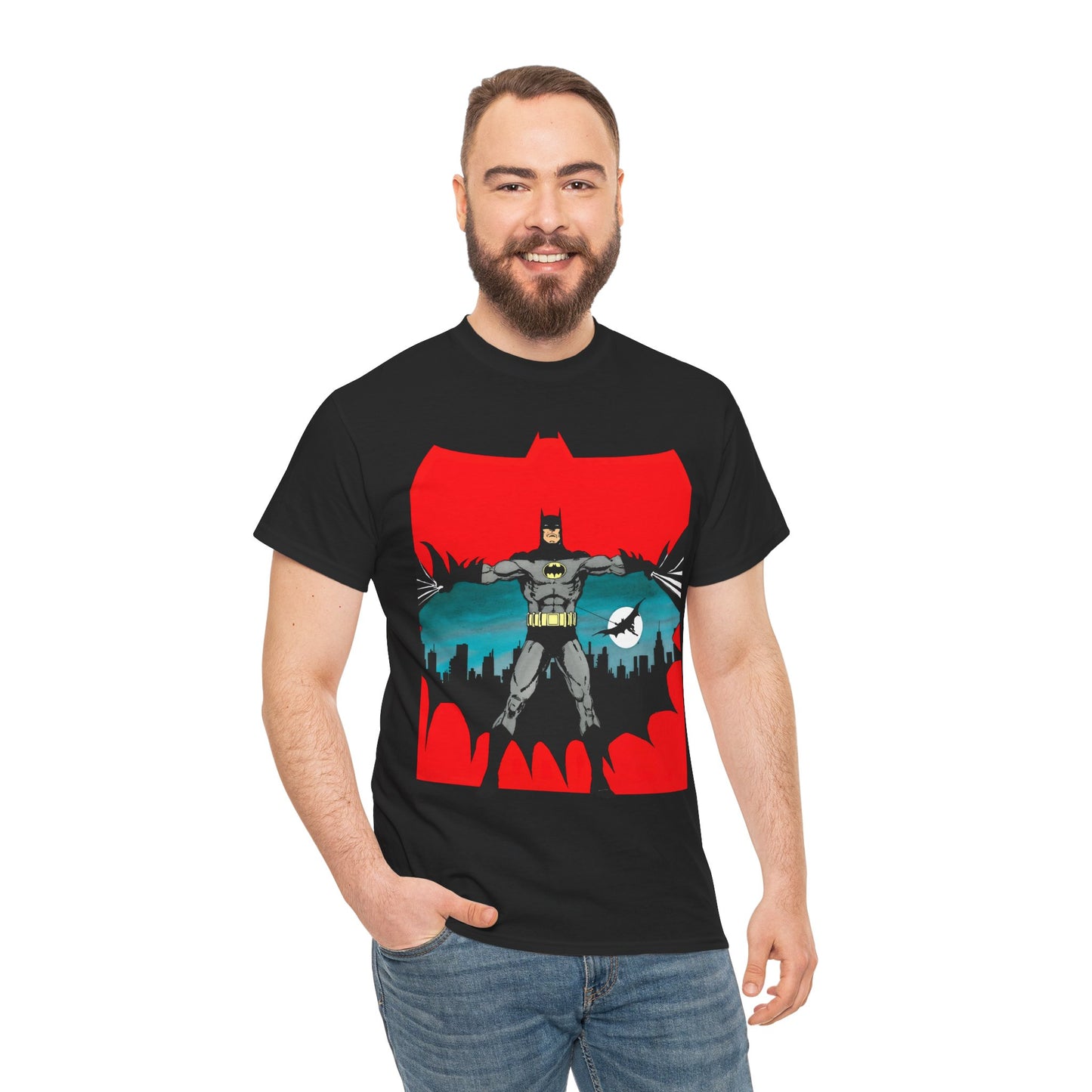 Batman T-Shirt - George Perez Art - History of the DC Universe - Gotham's Dark Knight Detective - DC Comics
